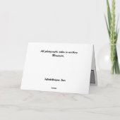 Loon Family  ノートカード (裏面)