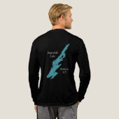 Loon Family Butterfield Lake トライブレンドTシャツ (背面全体)