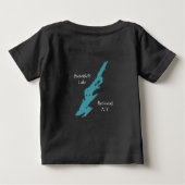 Loon Family Butterfield Lake ベビーTシャツ (裏面)