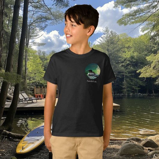 Loon Family Butterfield Lake Tシャツ