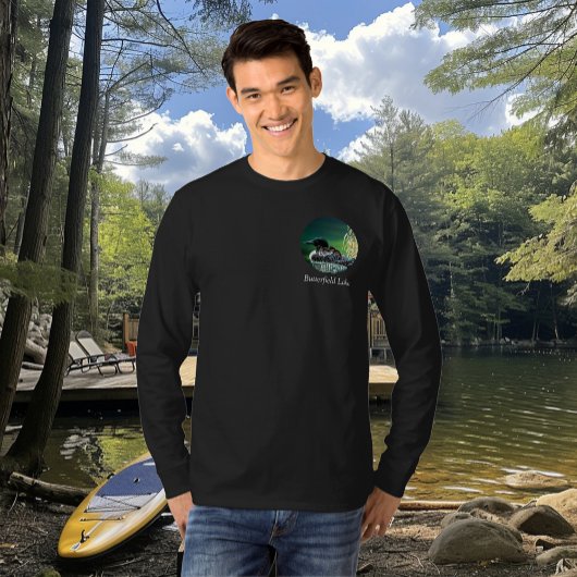 Loon Family Butterfield Lake Tシャツ