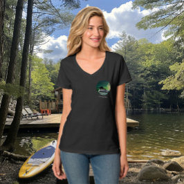 Loon Family Butterfield Lake  Tシャツ