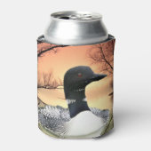 Loon Lake Loon Reflections Call Of The Loon 缶クーラー (缶正面)