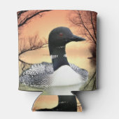 Loon Lake Loon Reflections Call Of The Loon 缶クーラー (裏面)