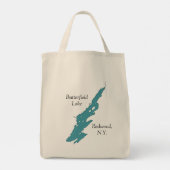 Loon Pair Butterfield Lake トートバッグ (裏面)
