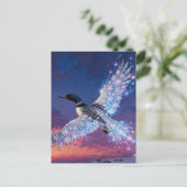 Loon Rising From the Ice Phoenix ポストカード (スタンド正面)