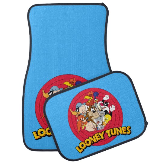 Looney Tunes キャラクターロゴ カーマット Zazzle Co Jp