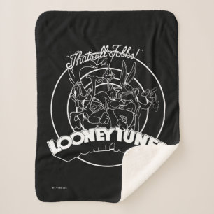 LOONEY TUNES™がすべてのフォークです！™ シェルパブランケット