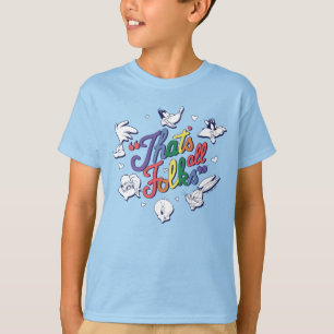 LOONEY TUNES™ – すべてのフォークプライドバッジ Tシャツ
