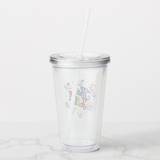 LOONEY TUNES™ – それはすべてのフォーク!プライドバッジ アクリルタンブラー (裏面)