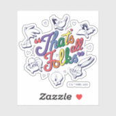 LOONEY TUNES™ – それはすべてのフォーク!プライドバッジ シール (シート)