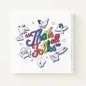 LOONEY TUNES™ – それはすべてのフォーク!プライドバッジ ノートブック (裏面)