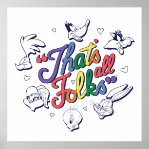 LOONEY TUNES™ – それはすべてのフォーク!プライドバッジ ポスター