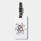 LOONEY TUNES™ – それはすべてのフォーク!プライドバッジ ラゲッジタグ (正面縦)