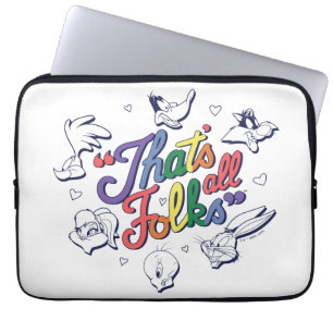 LOONEY TUNES™ – それはすべてのフォーク!プライドバッジ ラップトップスリーブ