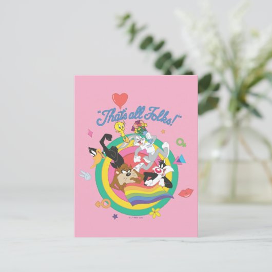 LOONEY TUNES™ – それはすべてのフォーク!プライド ポストカード (スタンド正面)