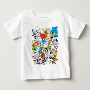 LOONEY TUNES™カラーパターポップ・アートのン ベビーTシャツ