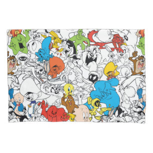 LOONEY TUNES™カラーパターポップ・アートのン 枕カバー