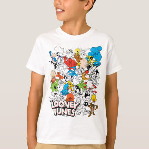 LOONEY TUNES™カラーパターポップ・アートのン Tシャツ