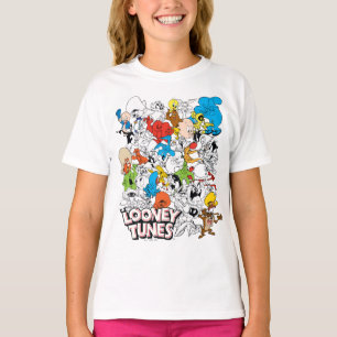 LOONEY TUNES™カラーパターポップ・アートのン Tシャツ
