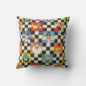 LOONEY TUNES™キャラクターオンブラック&ホワイト クッション (裏面)