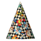 LOONEY TUNES™キャラクターオンブラック&ホワイト パーティーハット (裏面)