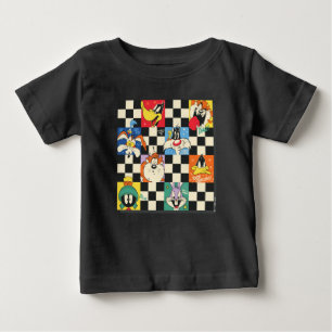 LOONEY TUNES™キャラクターオンブラック&ホワイト ベビーTシャツ