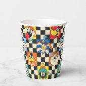 LOONEY TUNES™キャラクターオンブラック&ホワイト 紙コップ (裏面)