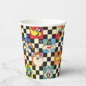 LOONEY TUNES™キャラクターオンブラック&ホワイト 紙コップ (左)