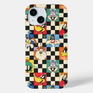 LOONEY TUNES™キャラクターオンブラック&ホワイト iPhone 15ケース