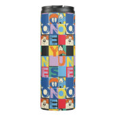LOONEY TUNES™キャラクターブ市松模様にロック タンブラー (裏面)
