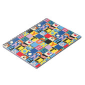 LOONEY TUNES™キャラクターブ市松模様にロック ノートブック (左側)