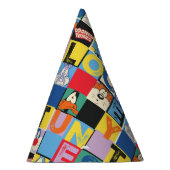 LOONEY TUNES™キャラクターブ市松模様にロック パーティーハット (右)