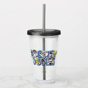 LOONEY TUNES™キャラクターレタリング アクリルタンブラー