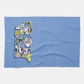 LOONEY TUNES™キャラクターレタリング キッチンタオル (横)