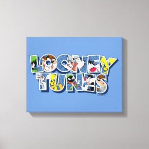 LOONEY TUNES™キャラクターレタリング キャンバスプリント