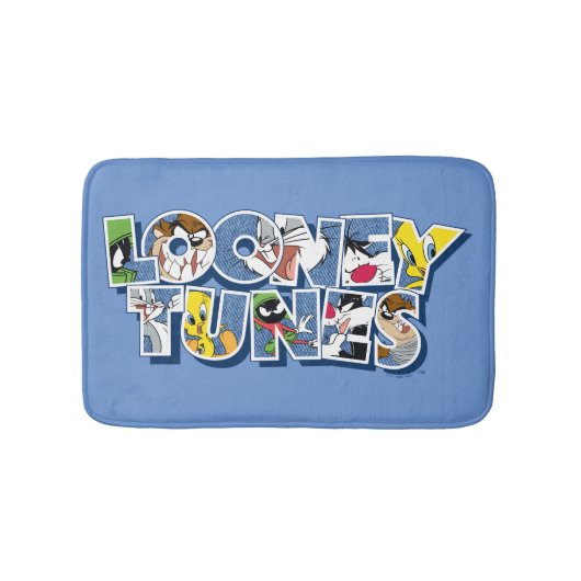 LOONEY TUNES™キャラクターレタリング バスマット (正面)