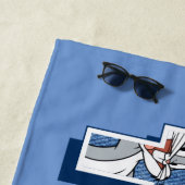 LOONEY TUNES™キャラクターレタリング ビーチタオル (インサイチュ)