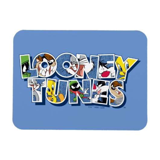 LOONEY TUNES™キャラクターレタリング マグネット (横)