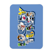 LOONEY TUNES™キャラクターレタリング マグネット (縦)