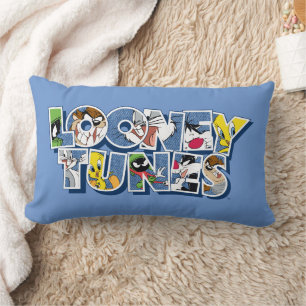 LOONEY TUNES™キャラクターレタリング ランバークッション