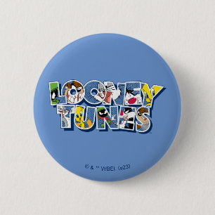 LOONEY TUNES™キャラクターレタリング 缶バッジ