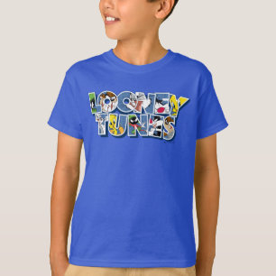 LOONEY TUNES™キャラクターレタリング Tシャツ