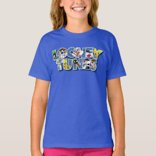 LOONEY TUNES™キャラクターレタリング Tシャツ