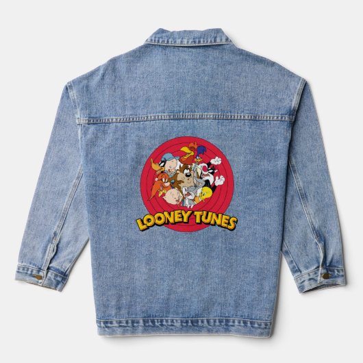 LOONEY TUNES™キャラクターロゴ デニムジャケット (裏面)