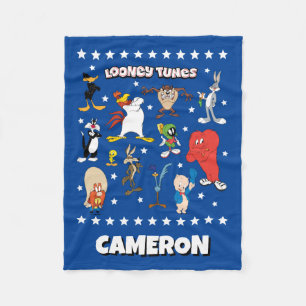 LOONEY TUNES™キャラクターロゴ フリースブランケット