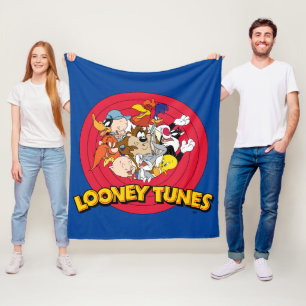 LOONEY TUNES™キャラクターロゴ フリースブランケット