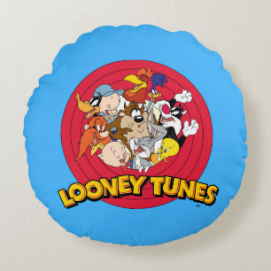 LOONEY TUNES™キャラクターロゴ ラウンドクッション