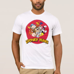 LOONEY TUNES™キャラクターヴィンテージロゴ Tシャツ