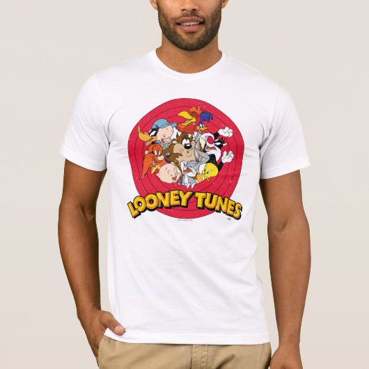 LOONEY TUNES™キャラクターヴィンテージ Tシャツ (正面)